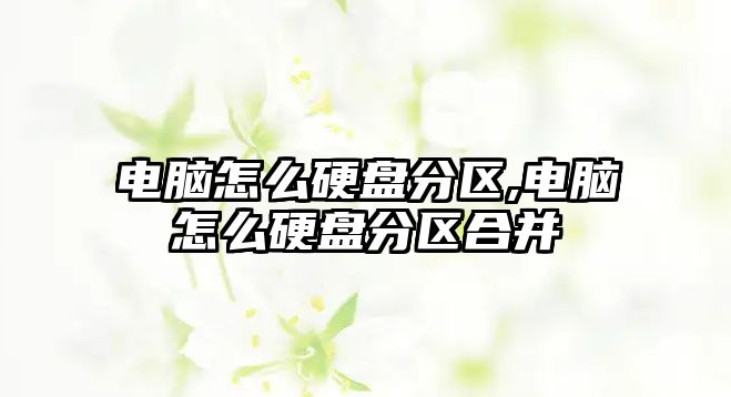 電腦怎么硬盤分區(qū),電腦怎么硬盤分區(qū)合并